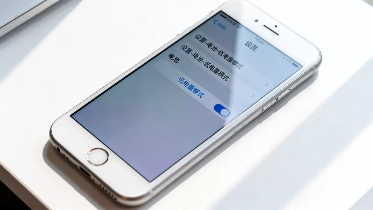 iphone6电量怎么设置在哪里设置，iphone6电池续航怎么设置
