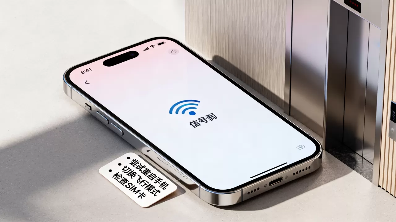 iphone移动信号差怎么办？手机信号弱没信号怎么解决