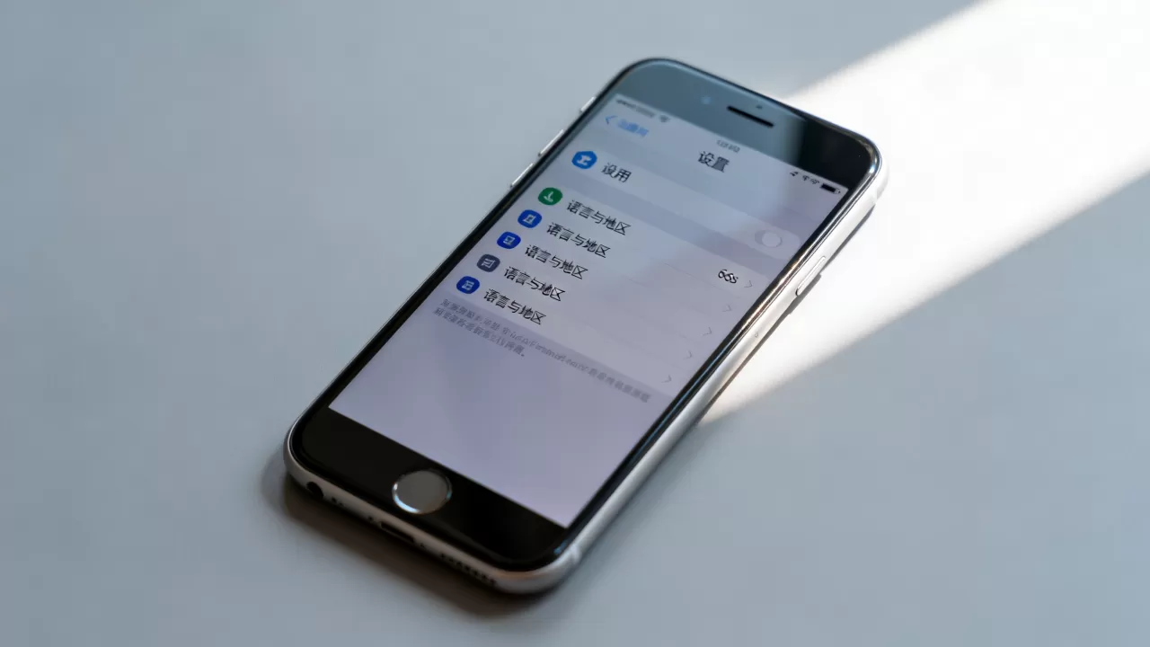 iphone6s怎么设置语言，iphone6s语言设置方法