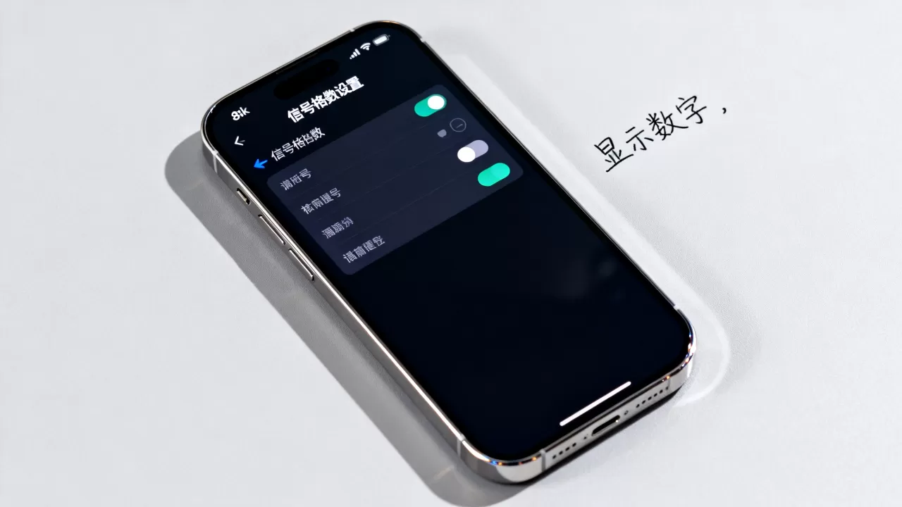 iPhone信号怎么显示数字,手机信号格数设置 iPhone信号怎么显示数字,手机信号格数设置