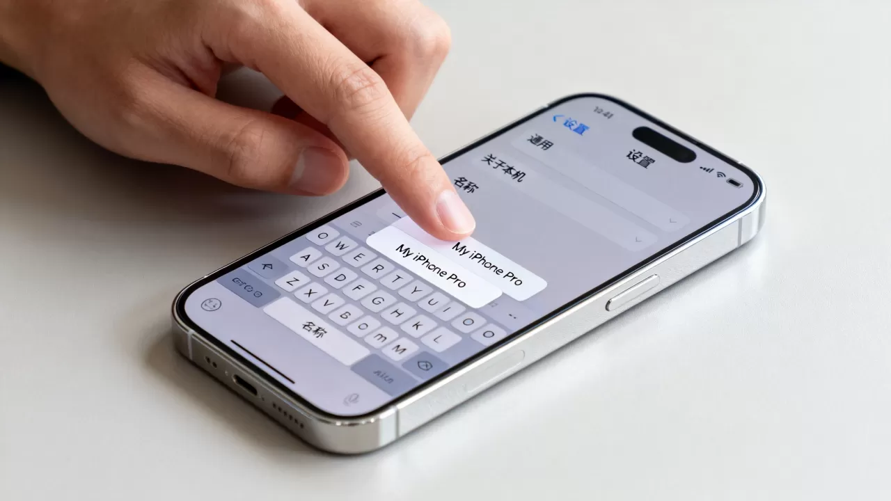 iphone怎么改名字，iphone更改设备名称
