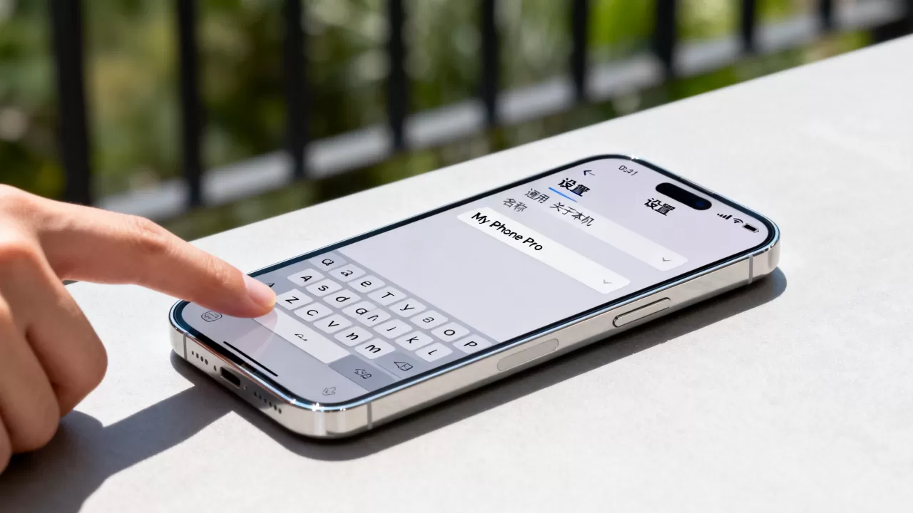 iphone怎么改名字，iphone更改设备名称