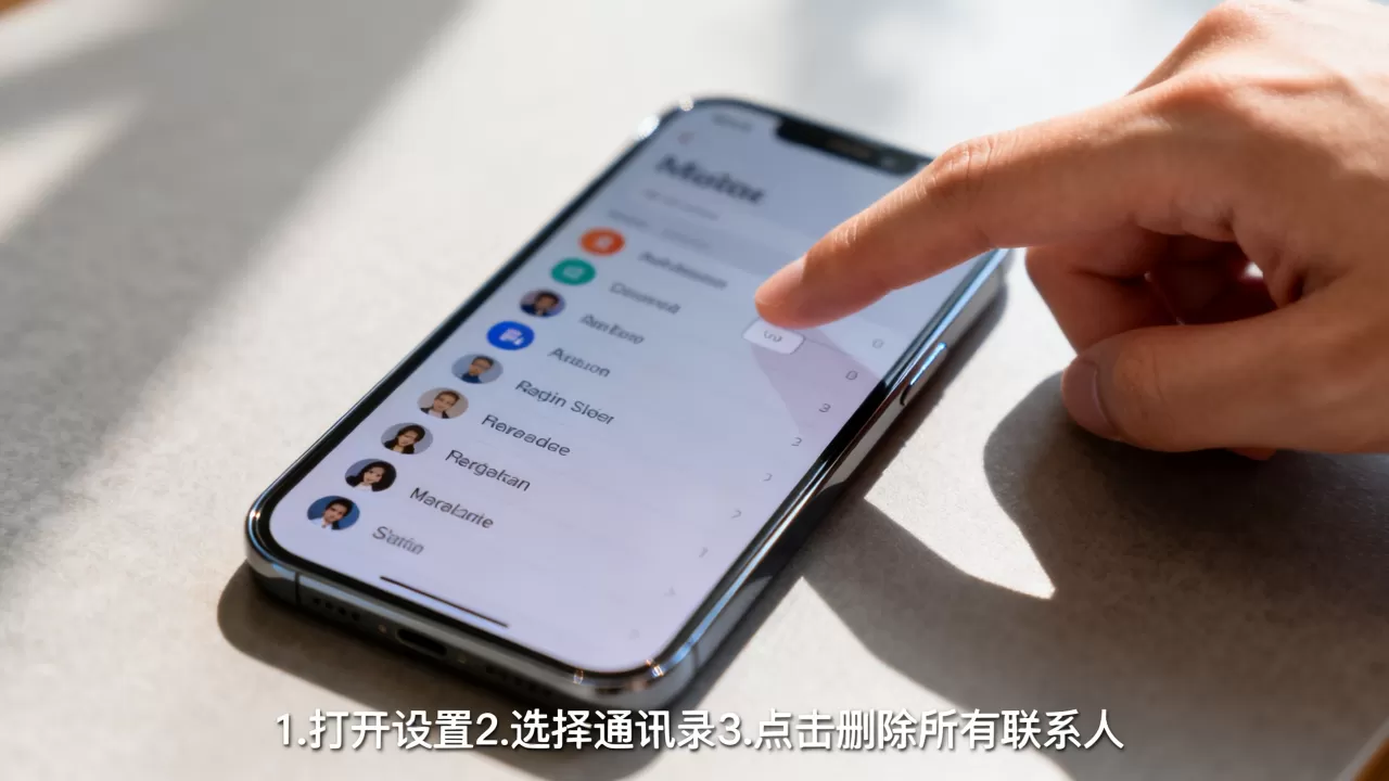 怎么把iphone通讯录清空了，iPhone手机通讯录删除方法