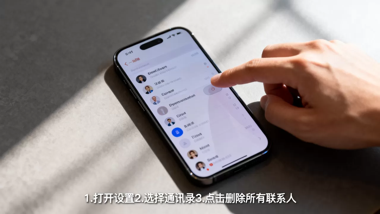 怎么把iphone通讯录清空了，iPhone手机通讯录删除方法