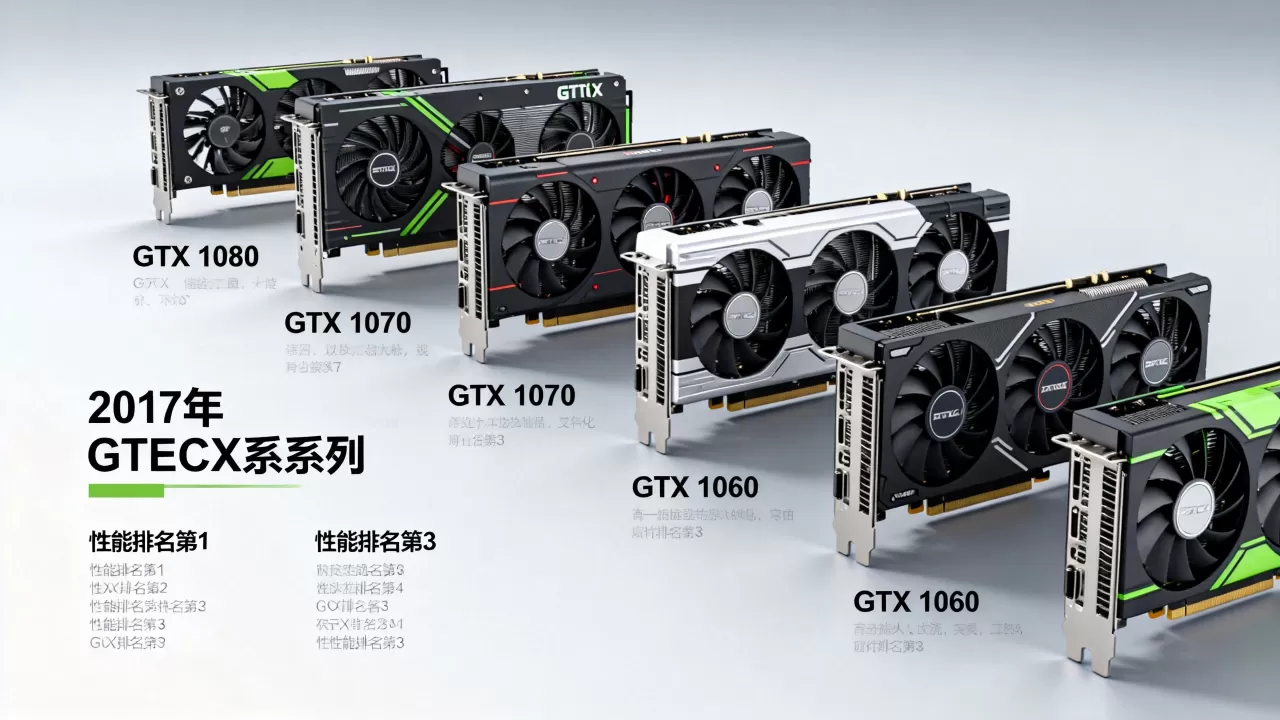 2017gtx系列显卡天梯图，2017年gtx显卡性能排行
