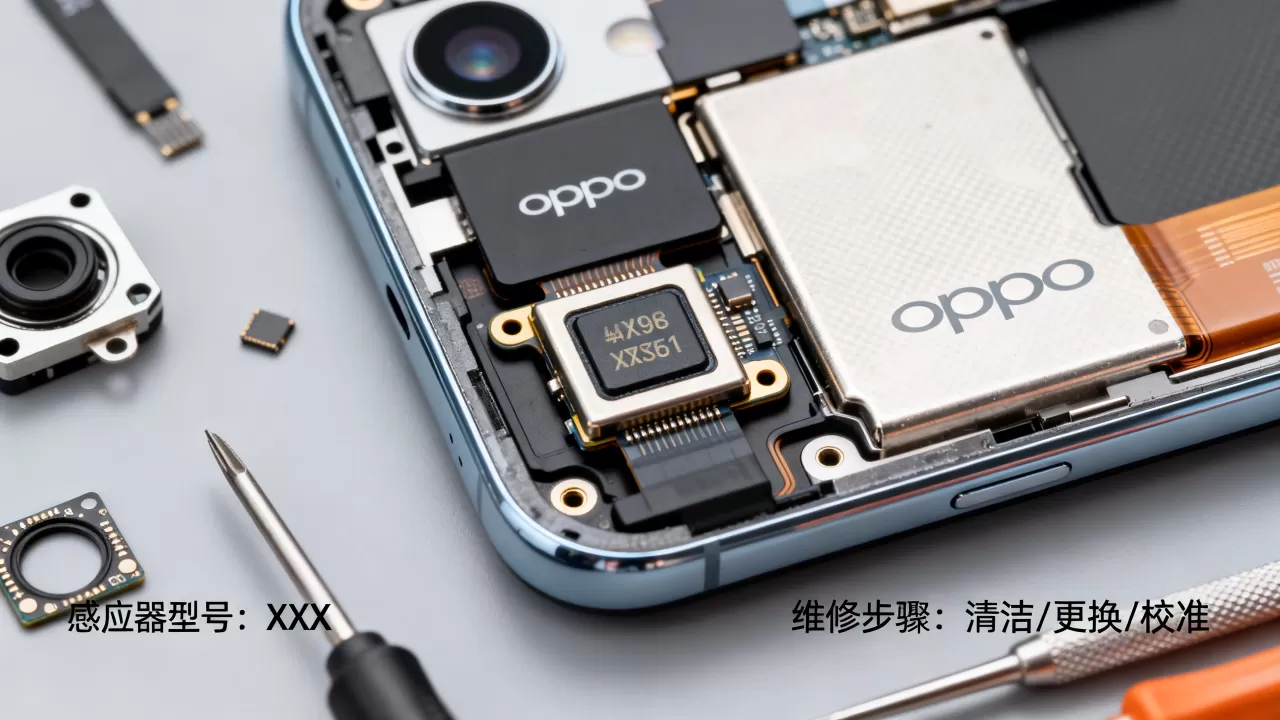 oppo手机感应器是什么型号，手机感应器坏了怎么修