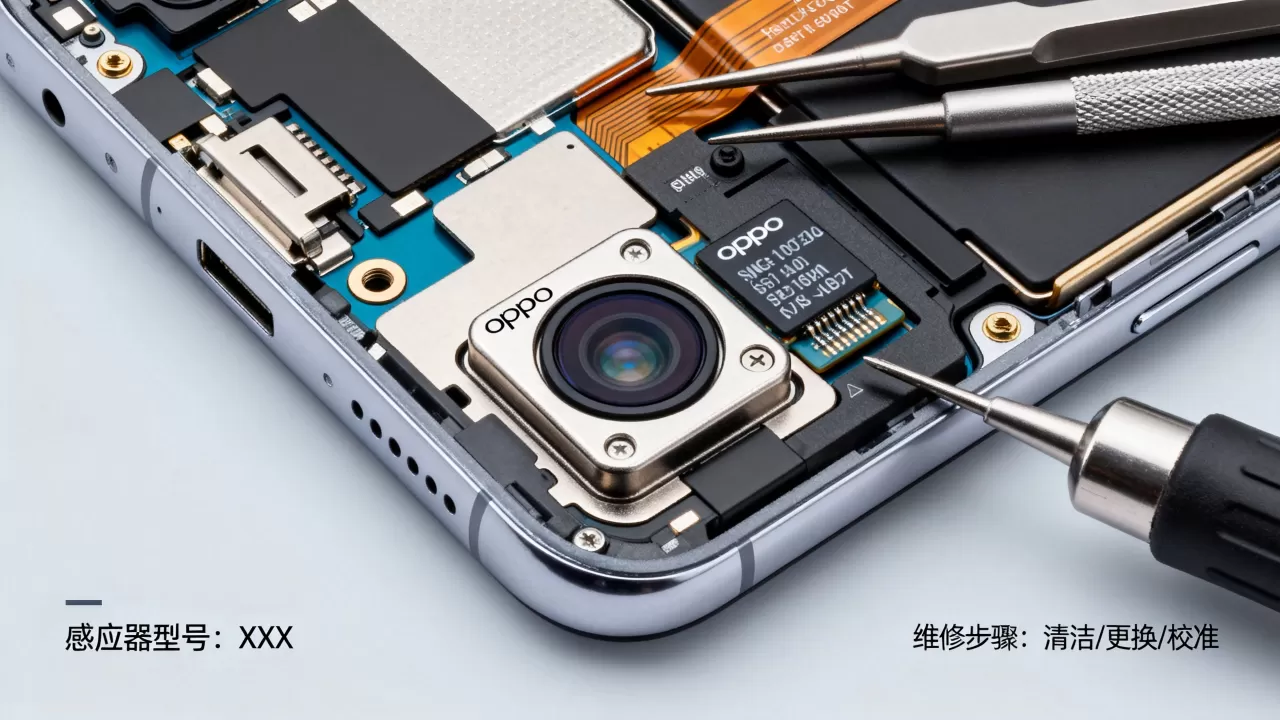 oppo手机感应器是什么型号，手机感应器坏了怎么修