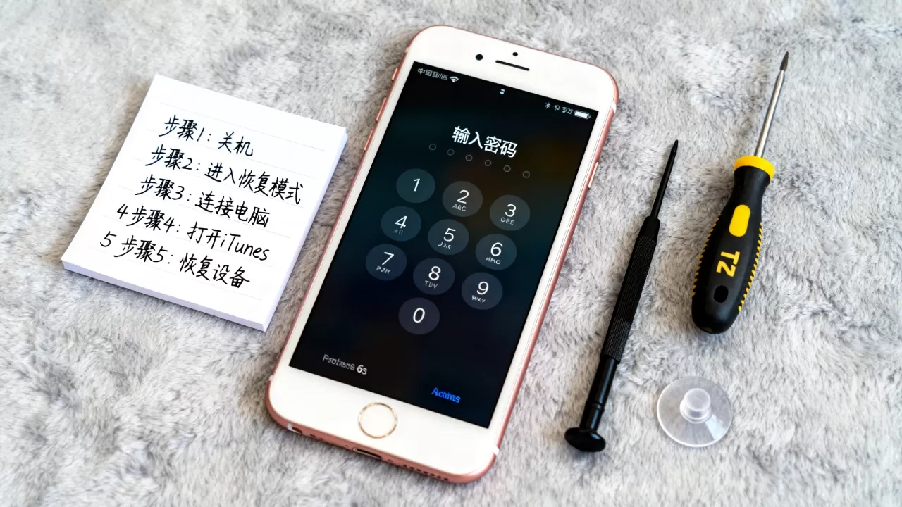 iphone6s密码忘了怎么办，iphone6s刷机解锁教程