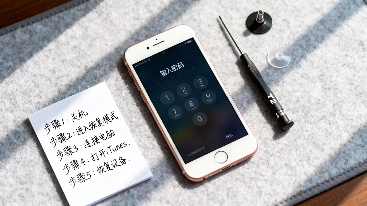 iphone6s密码忘了怎么办，iphone6s刷机解锁教程