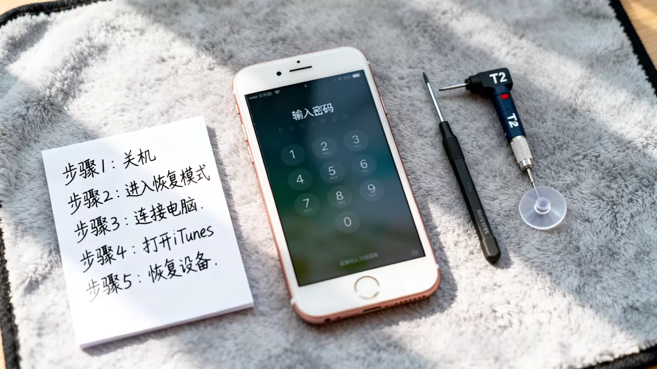 iphone6s密码忘了怎么办，iphone6s刷机解锁教程
