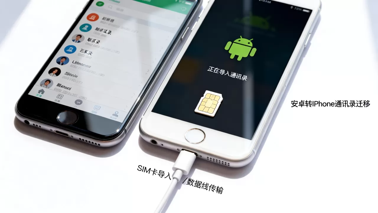 安卓换到iphone手机通讯录怎么办，安卓转苹果通讯录迁移