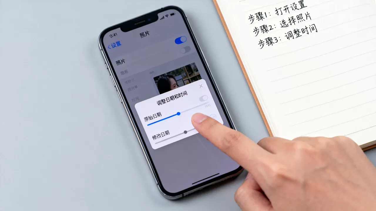 iPhone照片时间不显示怎么办,苹果手机照片时间怎么设置 iPhone照片时间不显示怎么办,苹果手机照片时间怎么设置