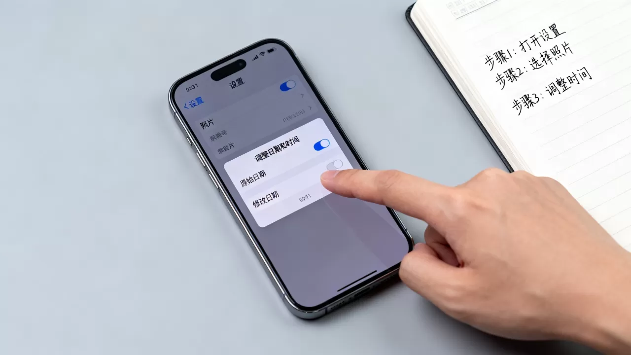 iPhone照片时间不显示怎么办,苹果手机照片时间怎么设置 iPhone照片时间不显示怎么办,苹果手机照片时间怎么设置