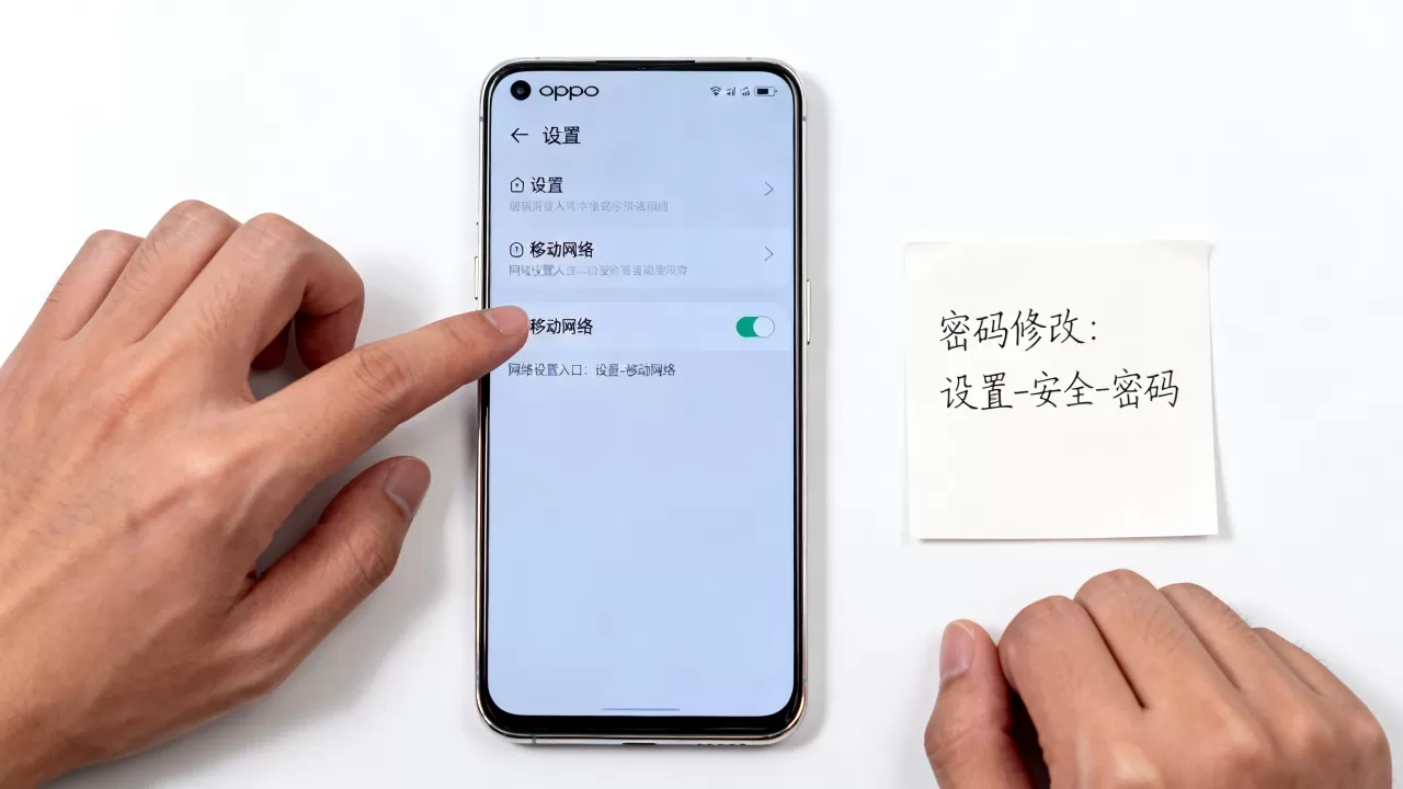 oppo手机网络设置在哪里，oppo手机网络设置密码在哪里