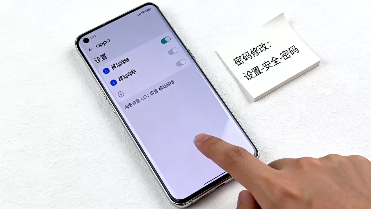 oppo手机网络设置在哪里，oppo手机网络设置密码在哪里