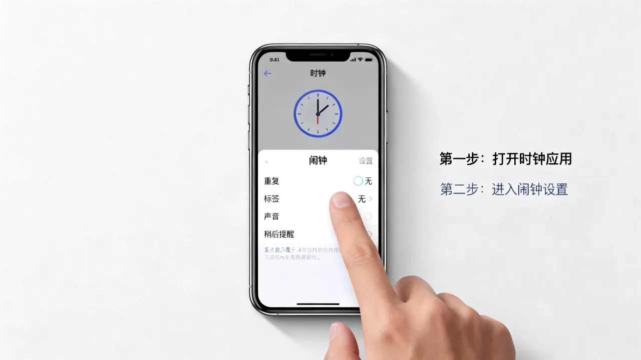 iphone怎么设置闹钟震动不响铃，iphone闹钟只震动不响铃