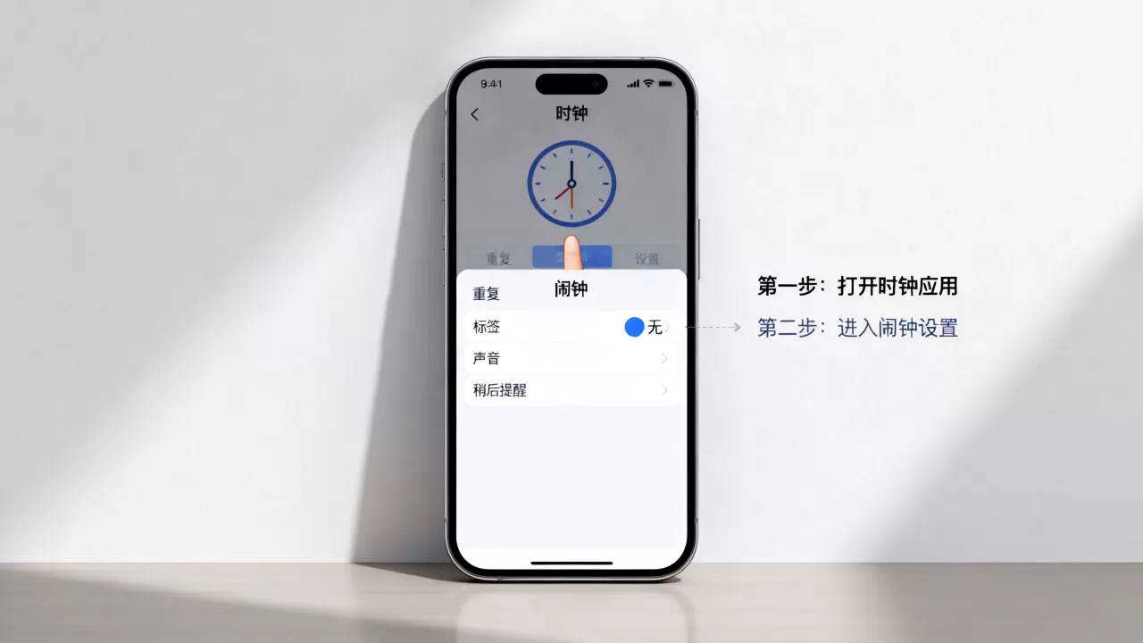 iphone怎么设置闹钟震动不响铃，iphone闹钟只震动不响铃