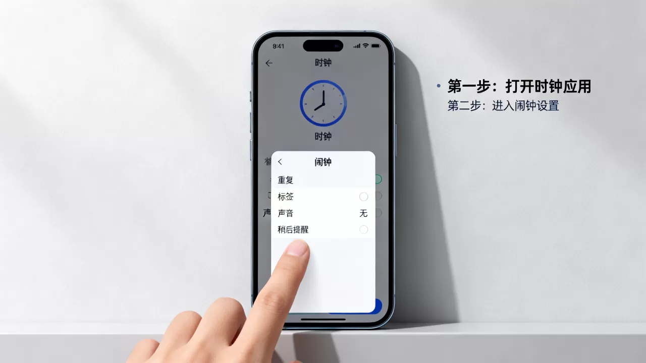 iphone怎么设置闹钟震动不响铃，iphone闹钟只震动不响铃