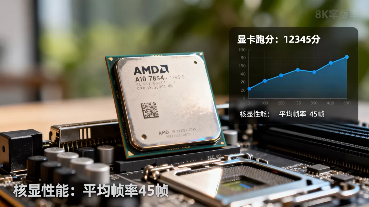amd a107800显卡跑分，amd a10 7800核显性能怎么样