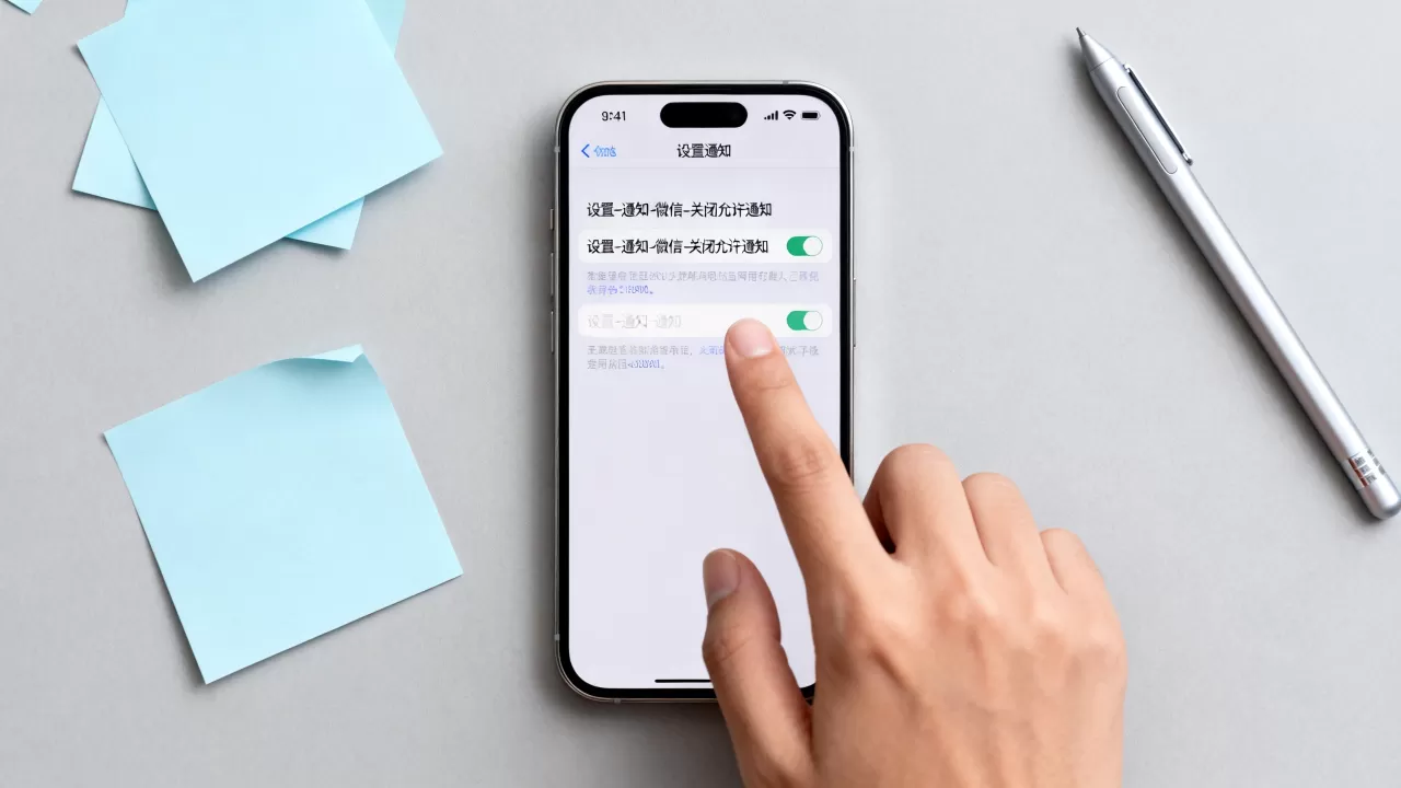 iphone怎么设置来微信消息不提示，微信消息通知设置