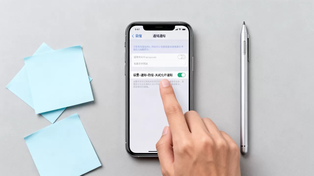 iphone怎么设置来微信消息不提示，微信消息通知设置