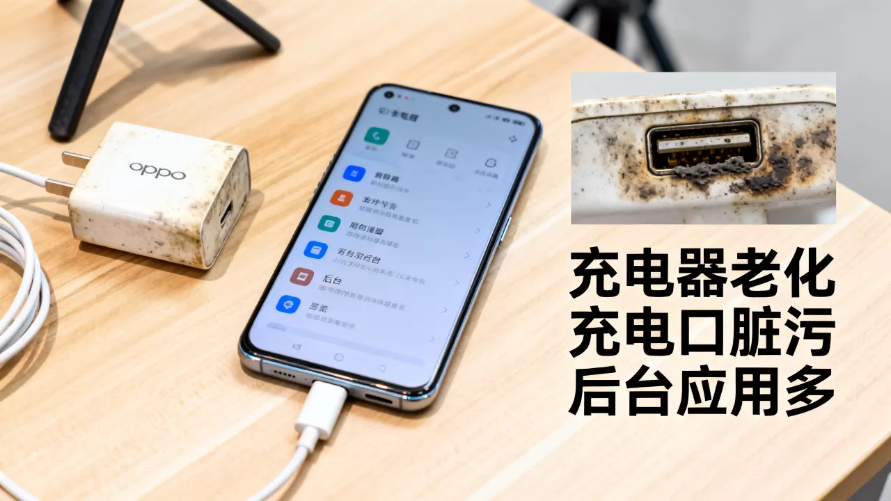 oppo充电为什么慢了，oppo手机充电慢是什么原因