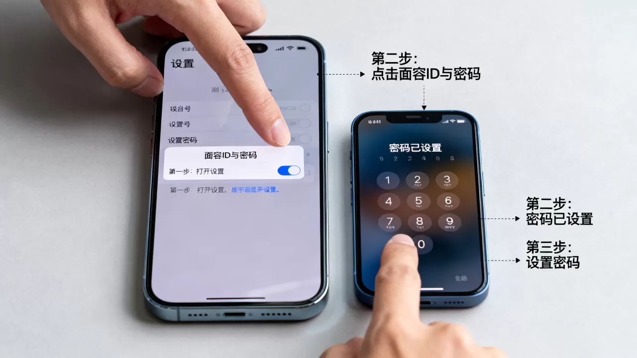 iPhone怎么设置锁屏密码，iPhone锁屏密码设置教程