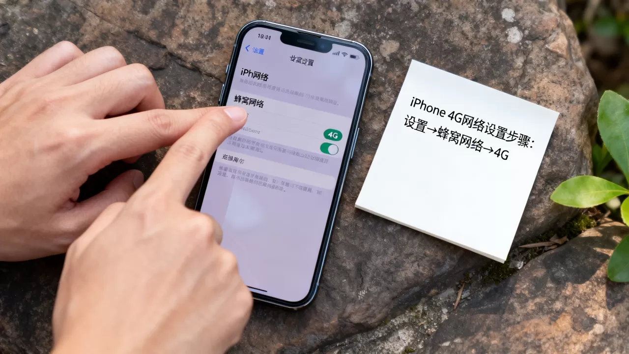 iphone怎么没有4g网络设置，iphone4g网络在哪里设置