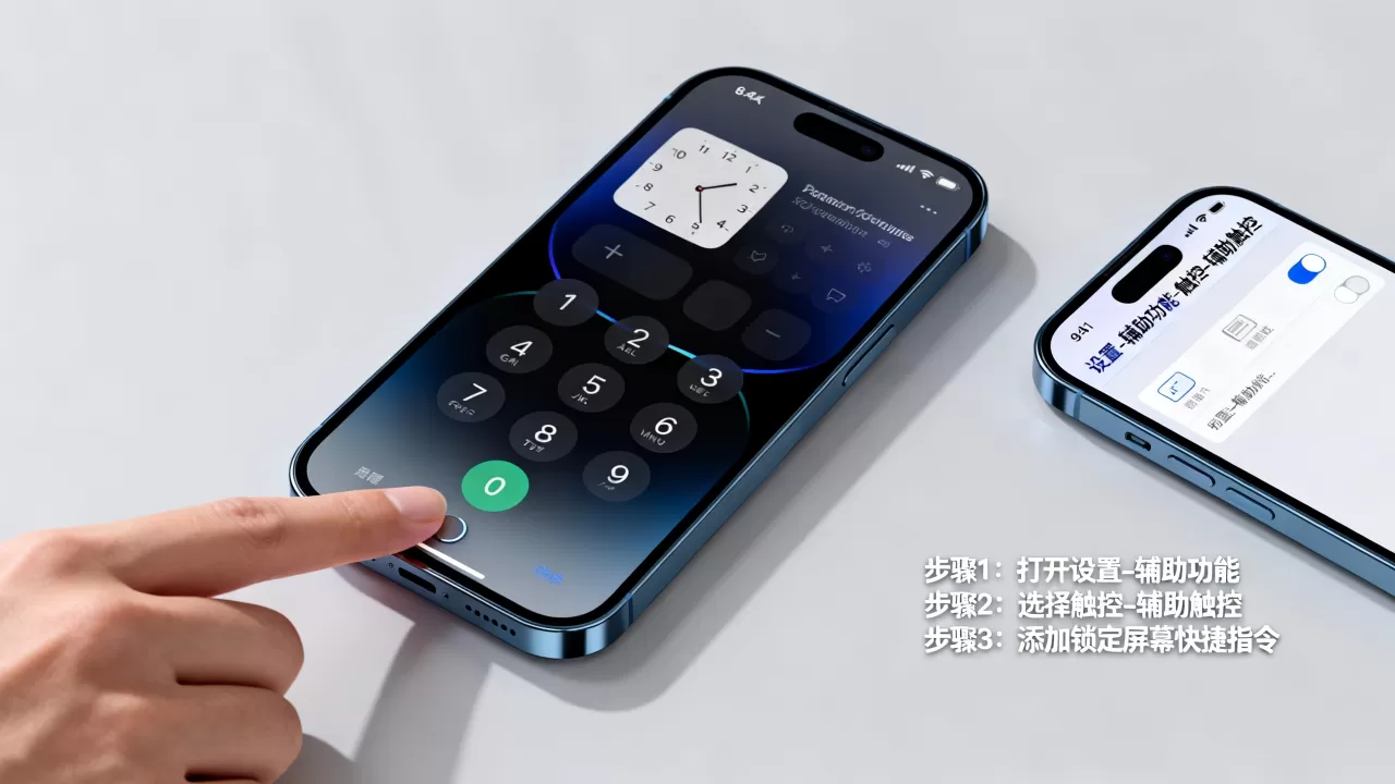 iphone怎么快速锁屏，iPhone锁屏快捷键设置