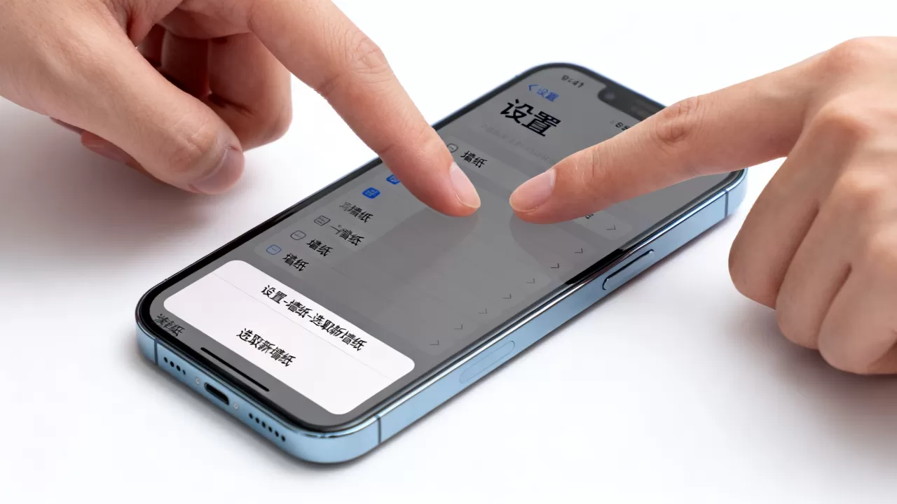 iphone怎么换锁屏主题，苹果换壁纸方法