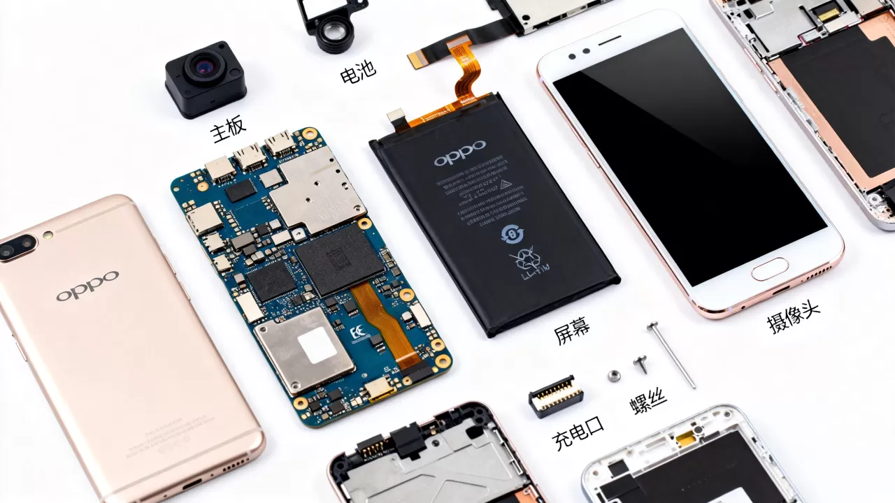 OPPOR7有什么零件，OPPO R7手机配件