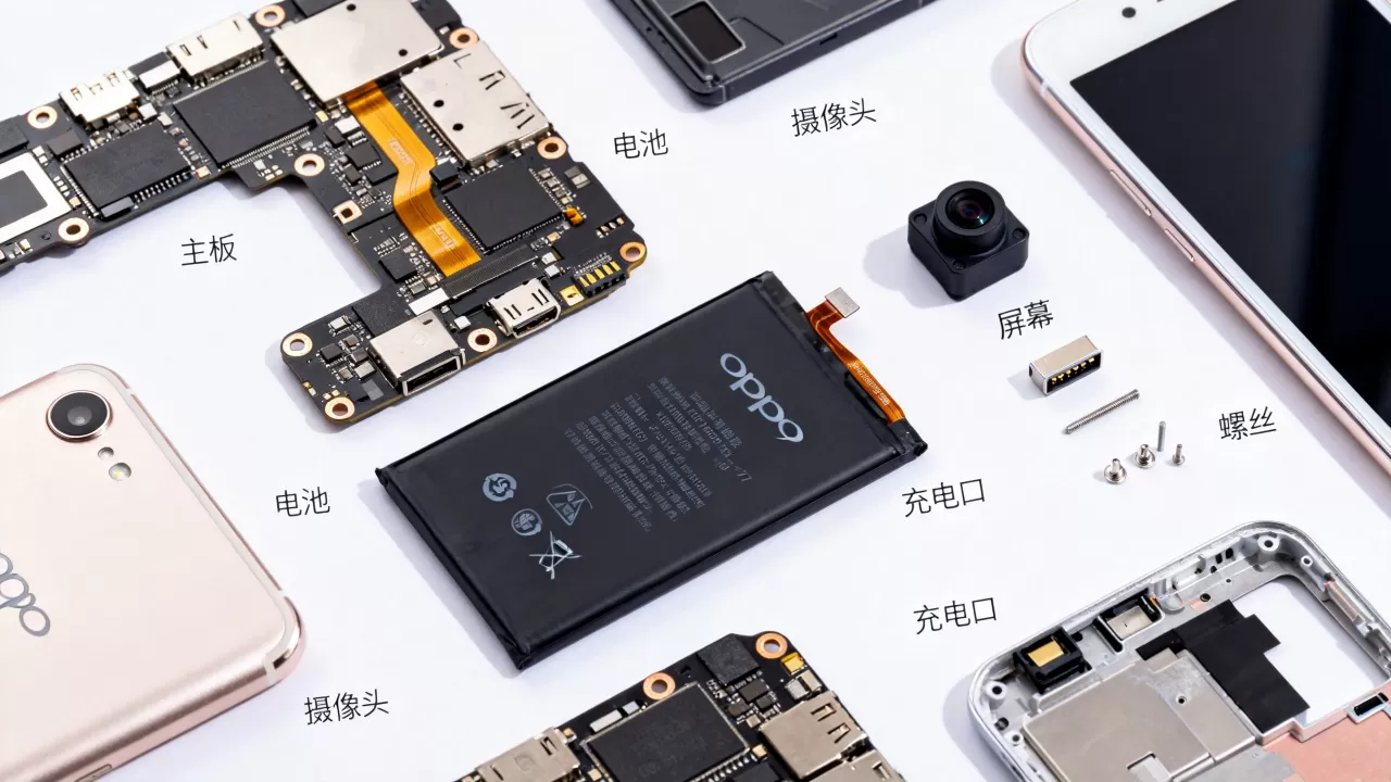 OPPOR7有什么零件，OPPO R7手机配件
