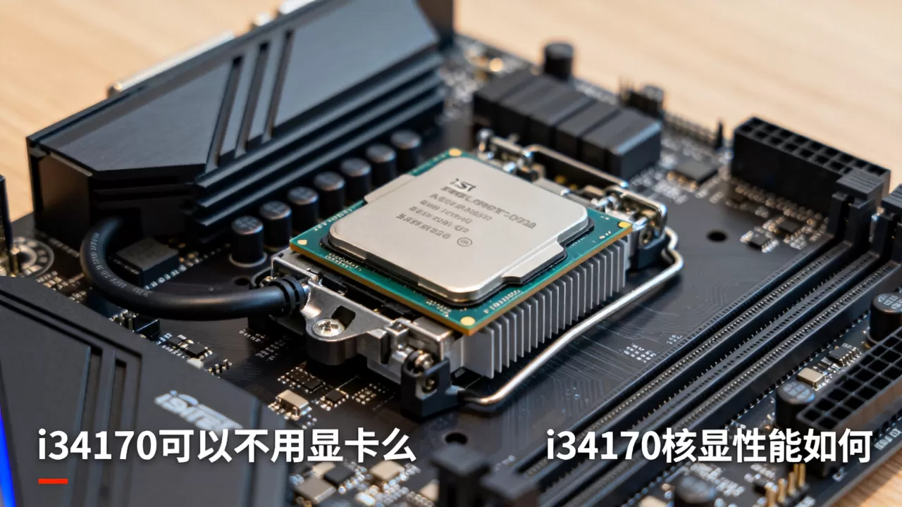 i34170可以不用显卡么，i34170核显性能如何