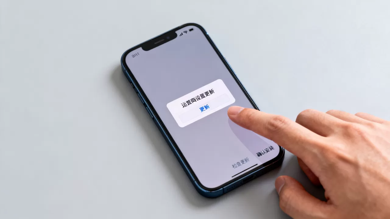 iphone有新的运营商设置更新怎么办，iphone运营商设置更新