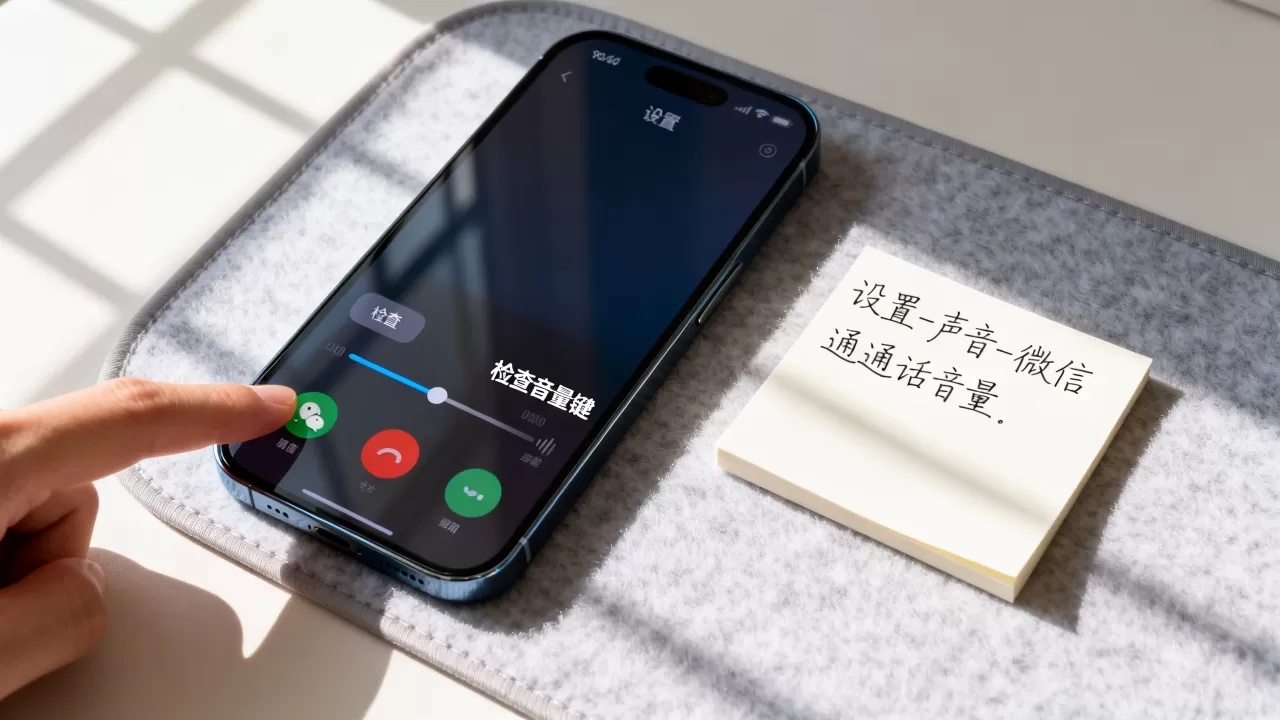 iphone微信电话没声音怎么回事，微信通话无声解决方法