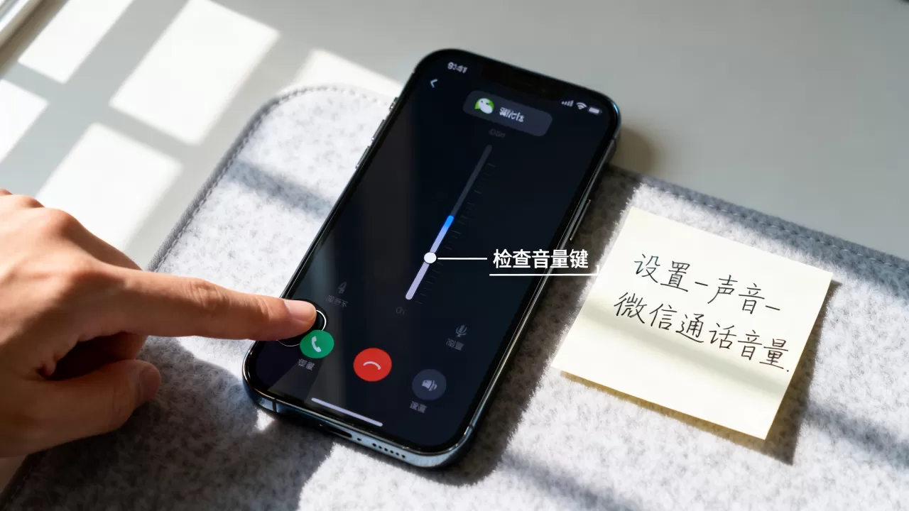 iphone微信电话没声音怎么回事，微信通话无声解决方法