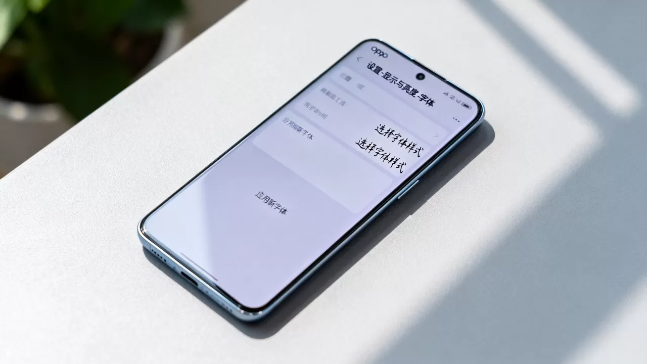 oppo字体什么格式化，oppo手机字体设置教程