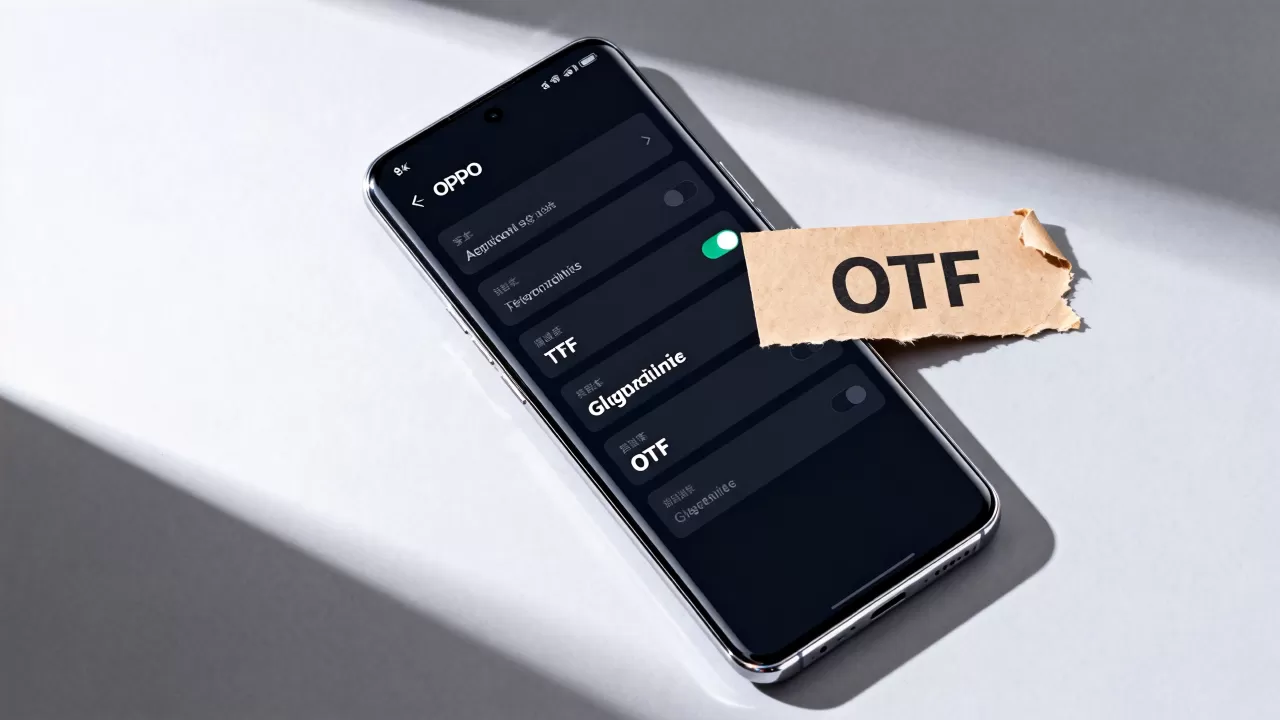 OPPO字体什么格式支持，OPPO手机自定义字体格式