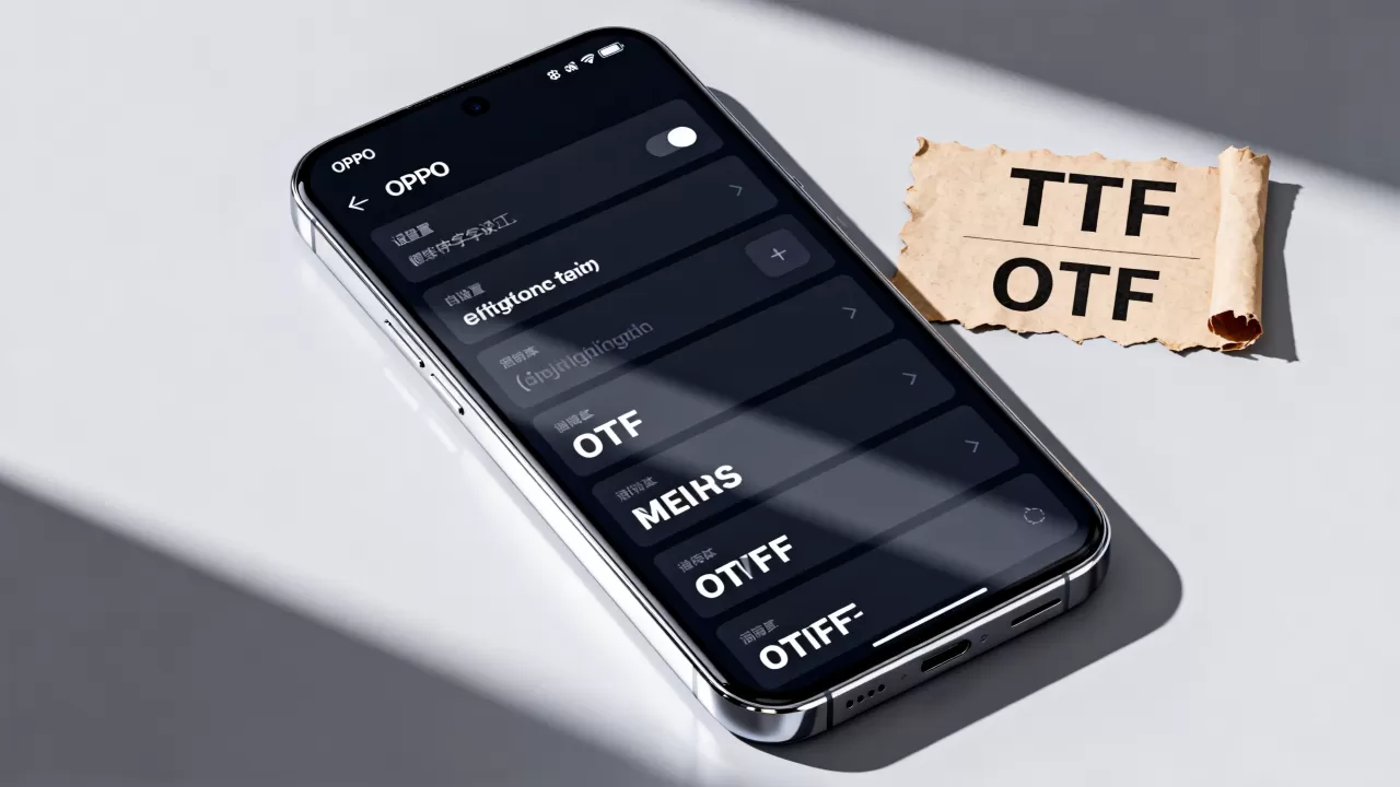 OPPO字体什么格式支持，OPPO手机自定义字体格式