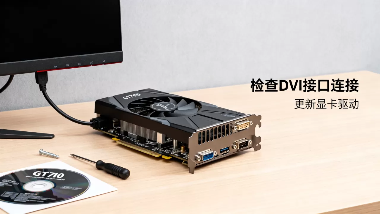 gt710显卡不输出dvi怎么办，gt710显卡驱动