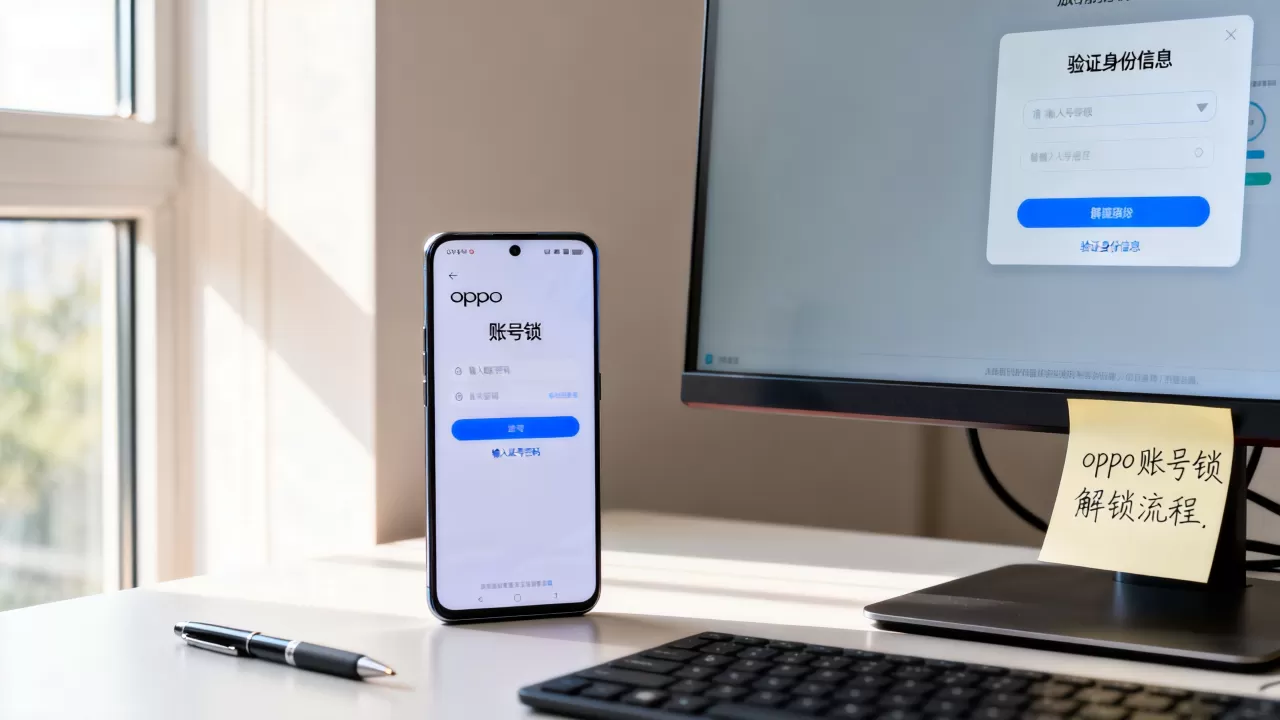 oppo账号锁什么样，oppo账号锁怎么解