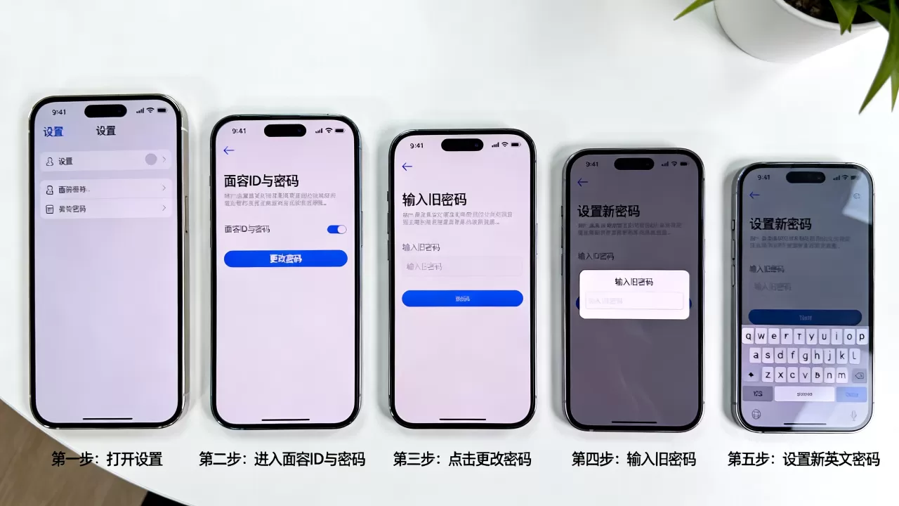 iphone设置英文密码怎么设置,iphone锁屏密码设置教程 iphone设置英文密码怎么设置,iphone锁屏密码设置教程