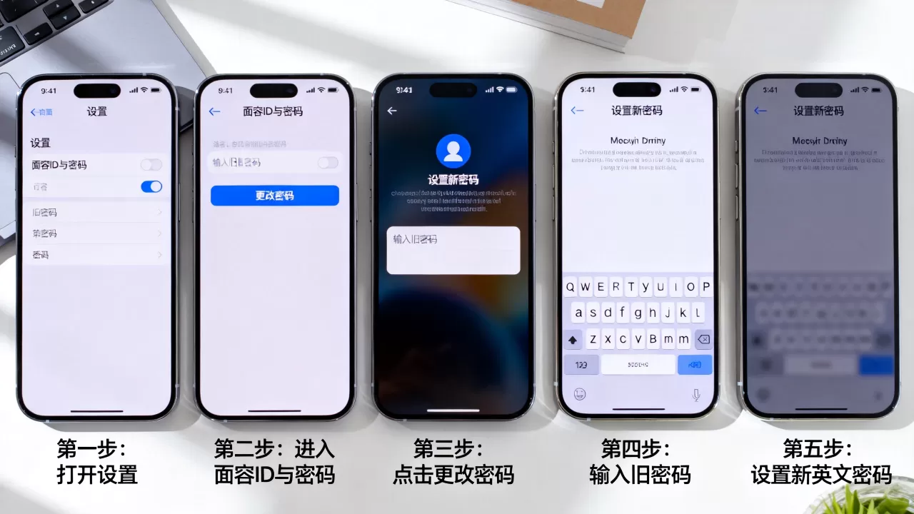 iphone设置英文密码怎么设置,iphone锁屏密码设置教程 iphone设置英文密码怎么设置,iphone锁屏密码设置教程