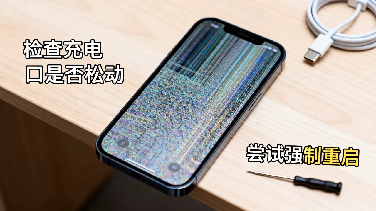 iphone花屏怎么弄出来怎么办，手机屏幕花屏修复