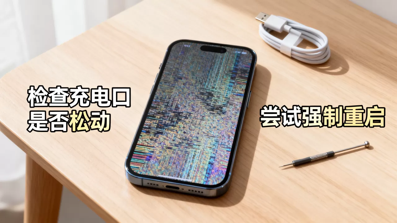 iphone花屏怎么弄出来怎么办，手机屏幕花屏修复