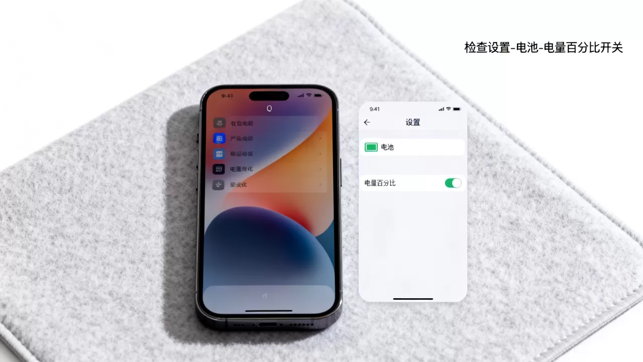 iphone电量显示图标不见了怎么办，iphone电量显示图标不见了