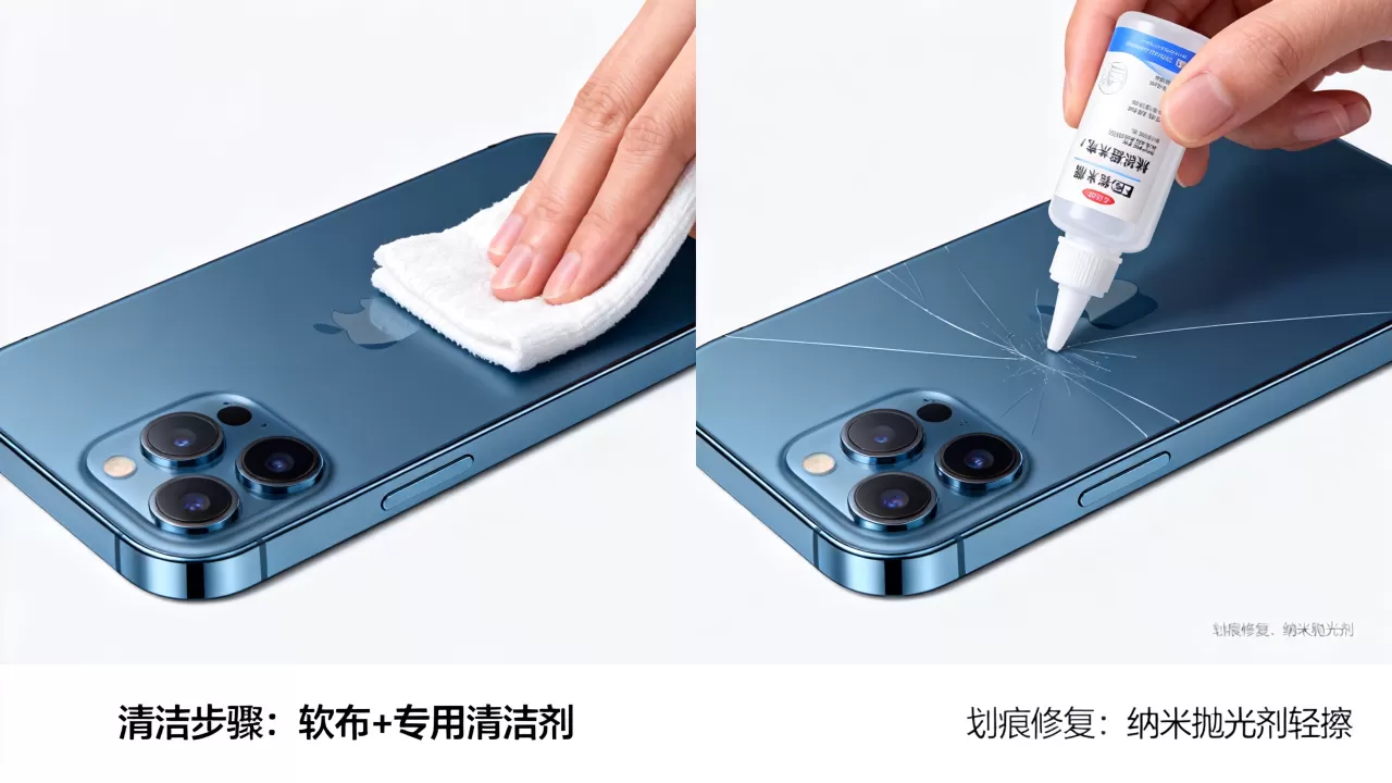 iphone背部怎么保养，苹果背面划痕修复
