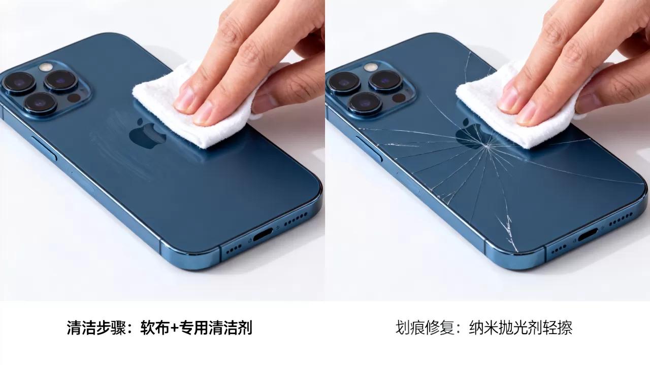 iphone背部怎么保养，苹果背面划痕修复