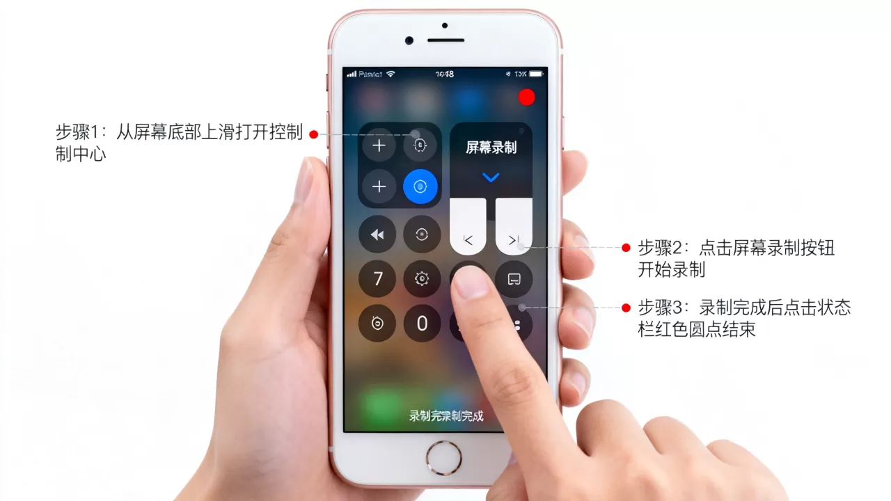 iphone8怎么录制屏幕，iphone8屏幕录制功能在哪里