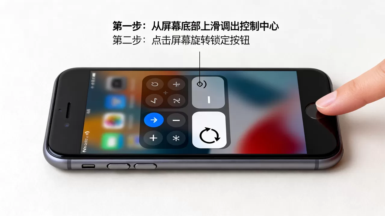 iphone8怎么关闭横屏，iPhone8如何关闭屏幕旋转